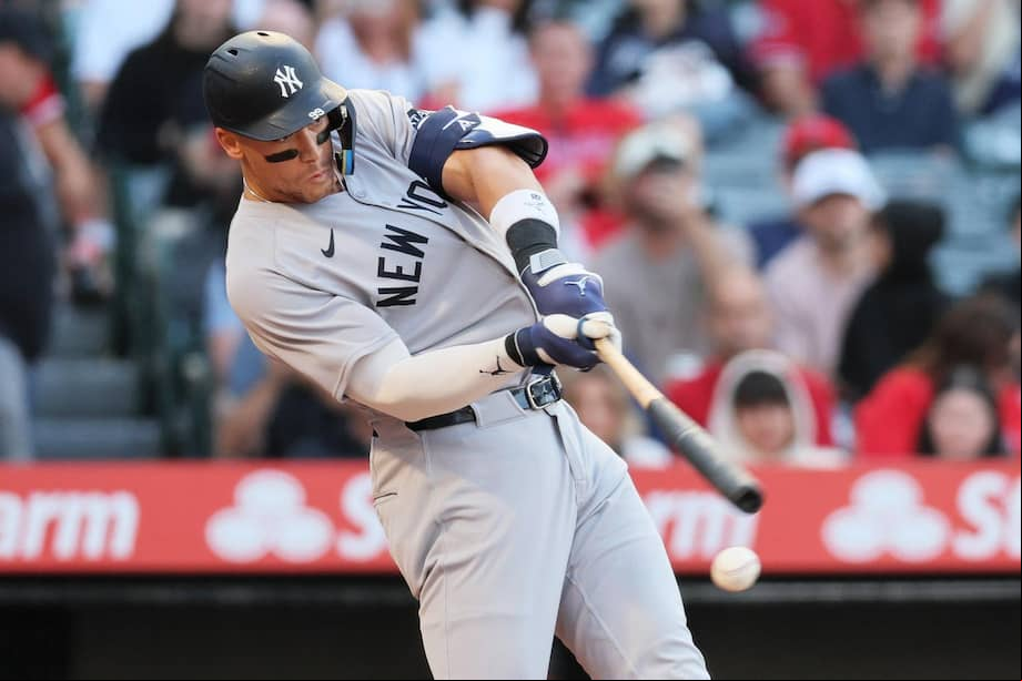 Aaron Judge, de los Yanquis de Nueva York, uno de los jugadores más efectivos con el bate en la MLB. EFE/EPA/ALLISON DINNER