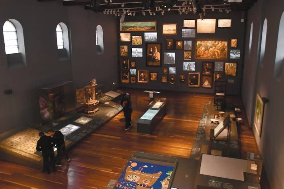 Imagen del interior del Museo Nacional.