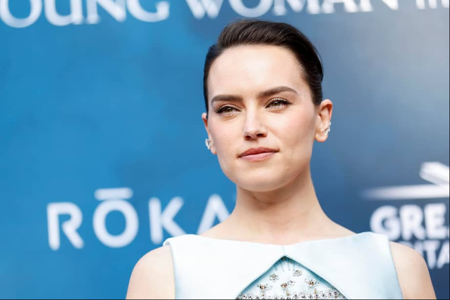 La actriz durante la premier de "La joven y el mar" en The Hollywood Roosevelt en Los Angeles, California, EE. UU., el 16 mayo de 2024.