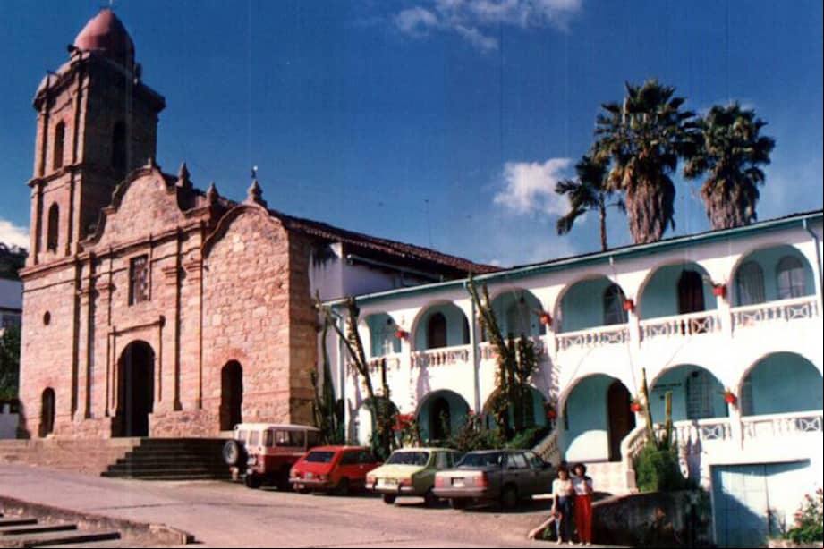 Hotel "Villa de la Esperanza", ubicado en la construcción donde funciono la Casa Rectoral de AO en Sutatenza.