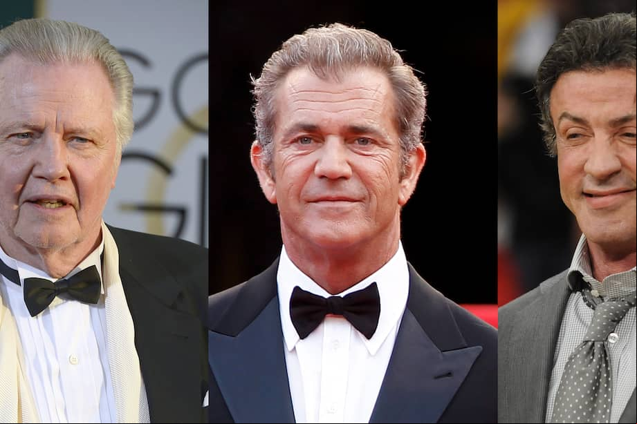 Mel Gibson (centro) hasta ahora ha sido el único que se ha pronunciado sobre el nombramiento, del cual se enteró también por el tweet de Trump.