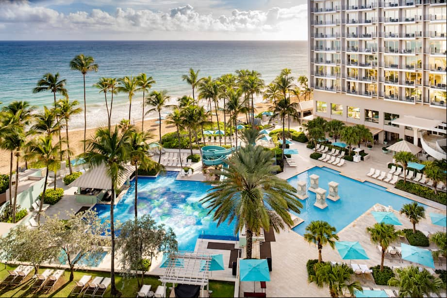 Los beneficios cruzados se mantienen y ahora se complementan con la conversión de recompensas. En la imagen, San Juan Marriott Resort & Stellaris Casino.