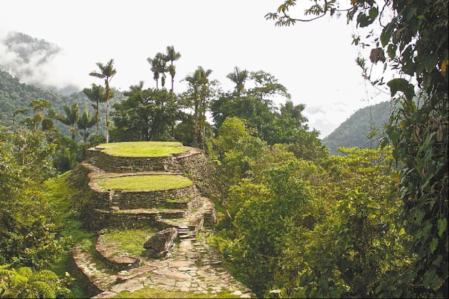 Ciudad Perdida, en la Sierra Nevada de Santa Marta, Colombia.
