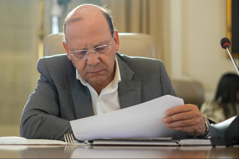 Ministro de Hacienda, Germán Ávila.