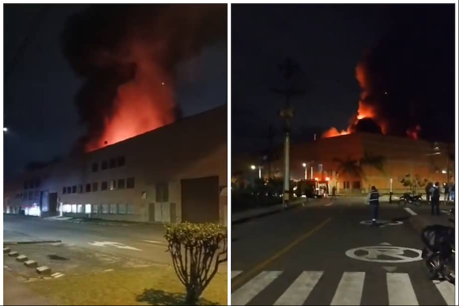 El incendio se presentó dentro de la bodega de una empresa que se dedica a construir barcos y yates.