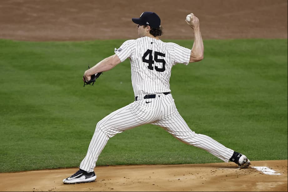 El abridor estrella de los Yanquis de Nueva York, Gerrit Cole, se perderá la temporada 2025 por una delicada cirugía. (Nueva York) EFE/EPA/CJ GUNTHER